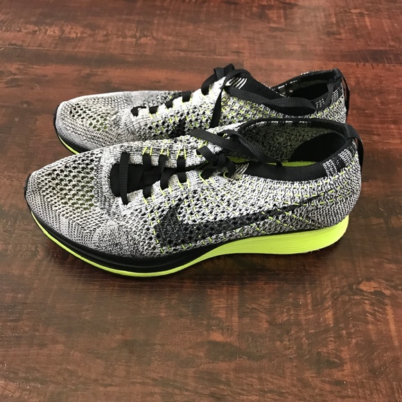 flyknit racer oreo volt